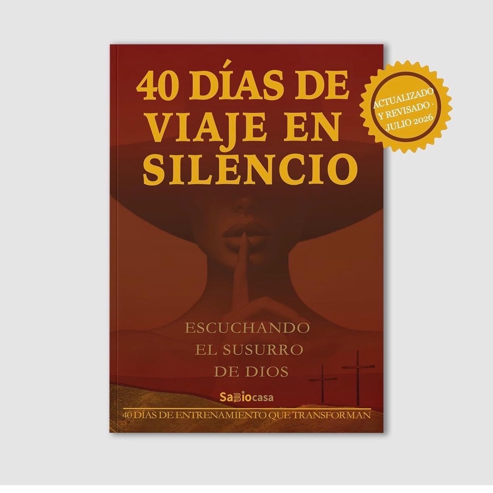40 Dias de Viaje en Silencio SabioCasa Spanish Christian Devotional Book NEW